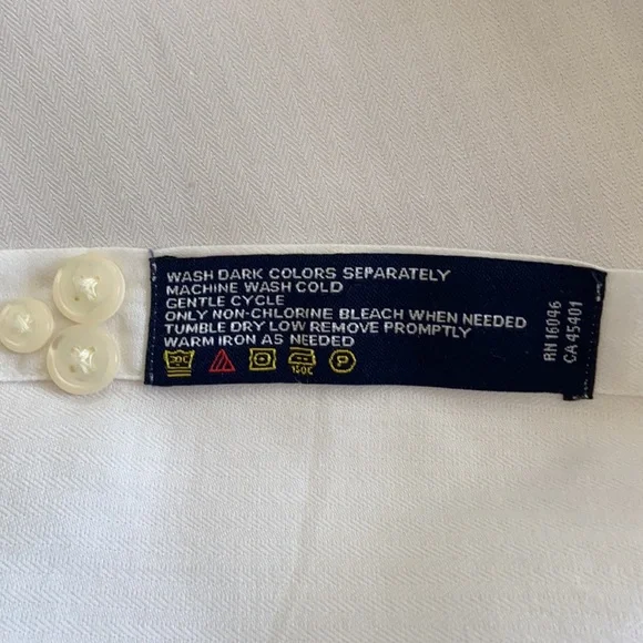 Men’s Nautica Signature Athletic Fit Dress Shirt - Picture 8 of 8